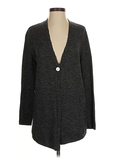 Pre-owned Purejill Cardigan Sweater In Gray