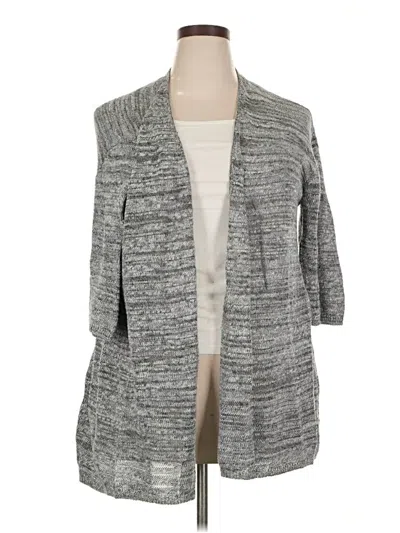 Pre-owned Purejill Cardigan Sweater In Gray