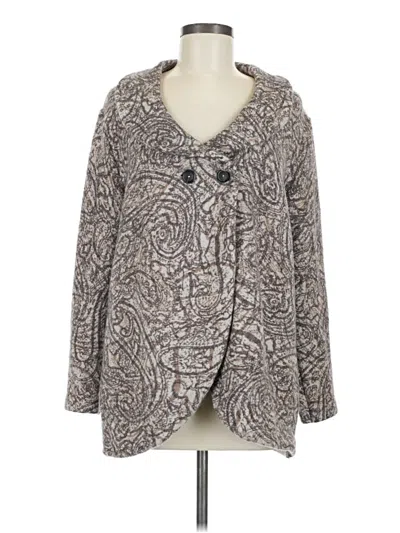 Pre-owned Purejill Cardigan Sweater In Gray
