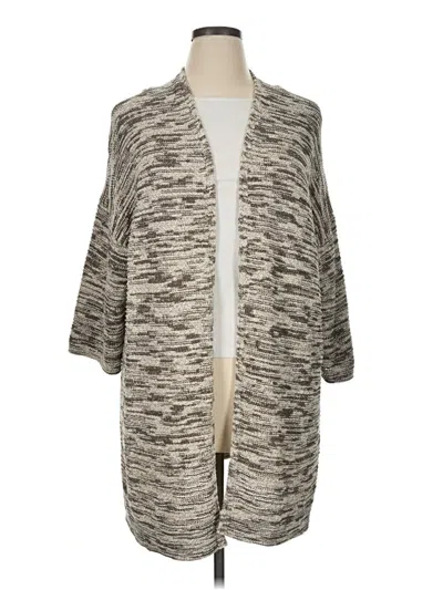 Pre-owned Purejill Cardigan Sweater In Gray