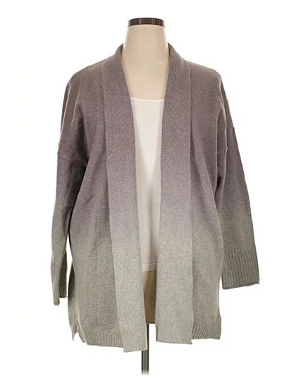 Pre-owned Purejill Cardigan Sweater In Gray