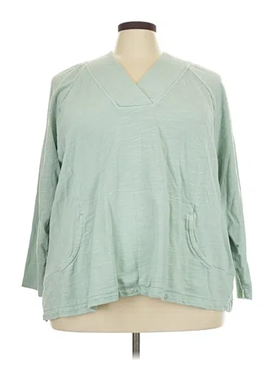 Pre-owned Purejill Cardigan Sweater In Green