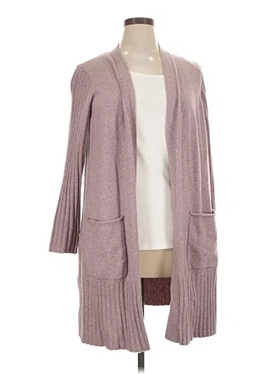 Pre-owned Purejill Cardigan Sweater In Purple