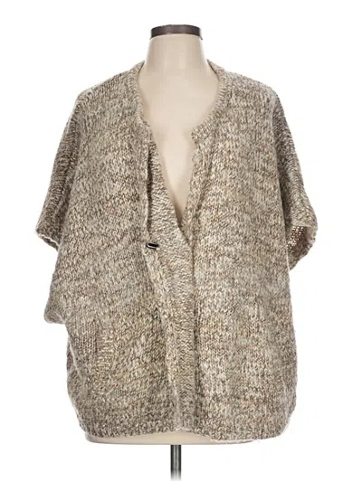 Pre-owned Purejill Cardigan Sweater In Tan