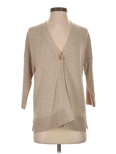 Pre-owned Purejill Cardigan Sweater In Tan