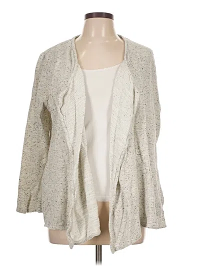 Pre-owned Purejill Cardigan Sweater In White