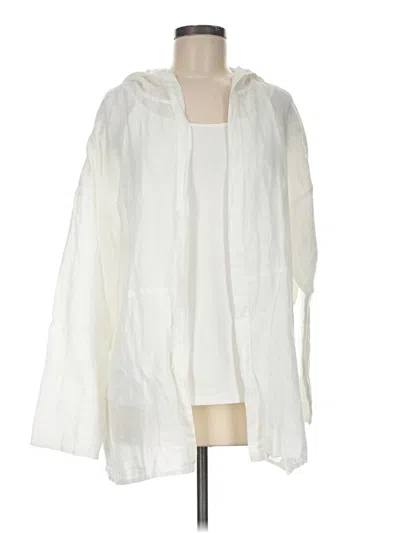Pre-owned Purejill Cardigan Sweater In White