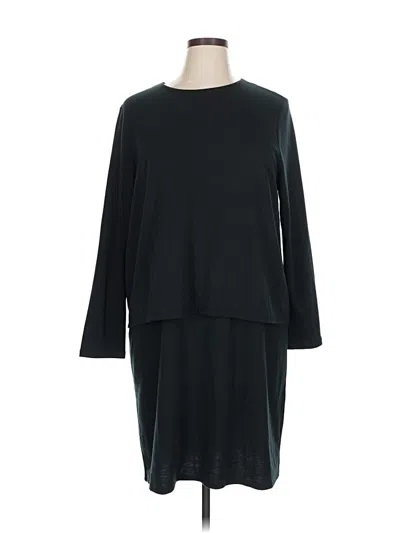 Pre-owned Purejill Casual Dress In Black