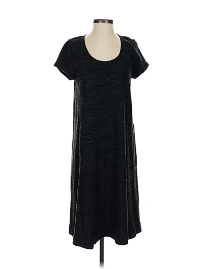 Pre-owned Purejill Casual Dress In Black
