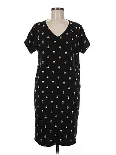 Pre-owned Purejill Casual Dress In Black