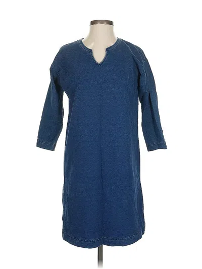 Pre-owned Purejill Casual Dress In Blue
