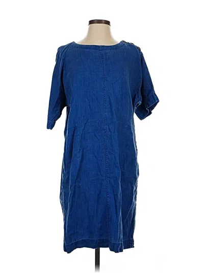 Pre-owned Purejill Casual Dress In Blue
