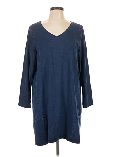 Pre-owned Purejill Casual Dress In Blue