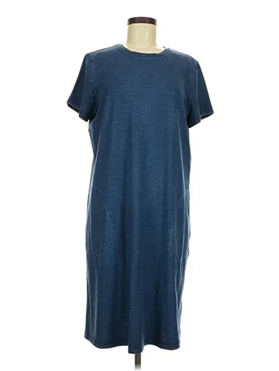 Pre-owned Purejill Casual Dress In Blue