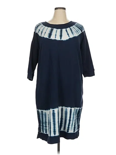 Pre-owned Purejill Casual Dress In Blue