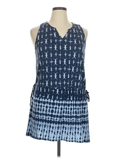 Pre-owned Purejill Casual Dress In Blue