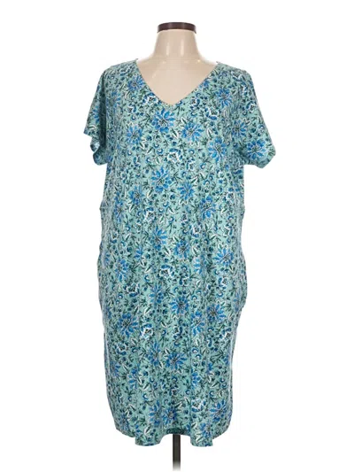 Pre-owned Purejill Casual Dress In Blue