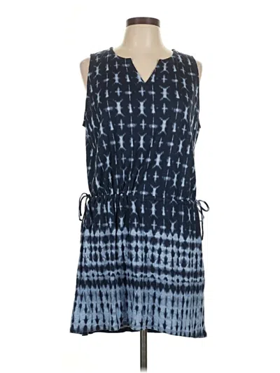 Pre-owned Purejill Casual Dress In Blue