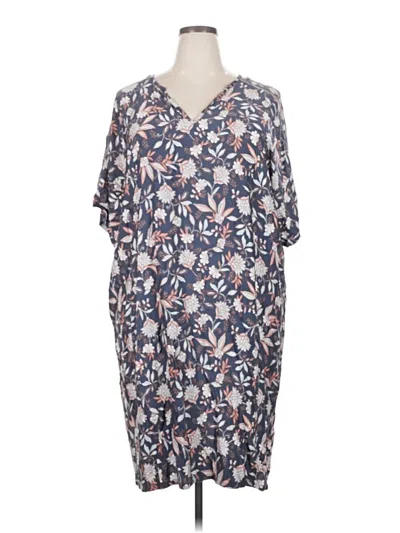Pre-owned Purejill Casual Dress In Blue