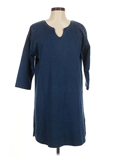 Pre-owned Purejill Casual Dress In Blue