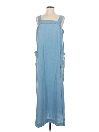 Pre-owned Purejill Casual Dress In Blue