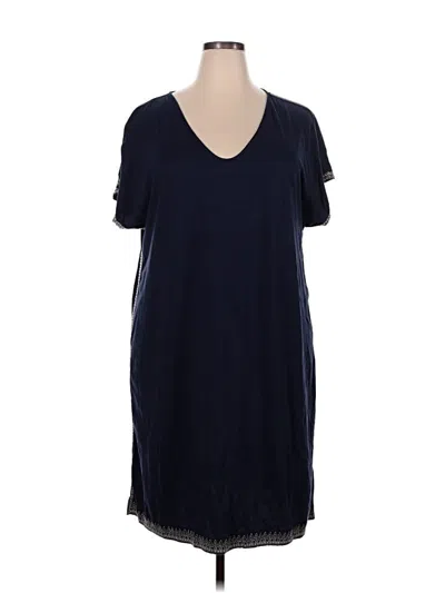 Pre-owned Purejill Casual Dress In Blue