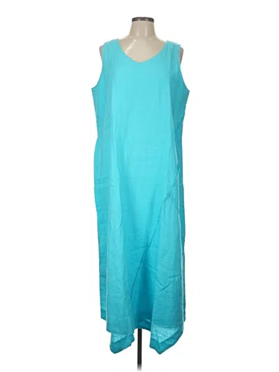 Pre-owned Purejill Casual Dress In Blue