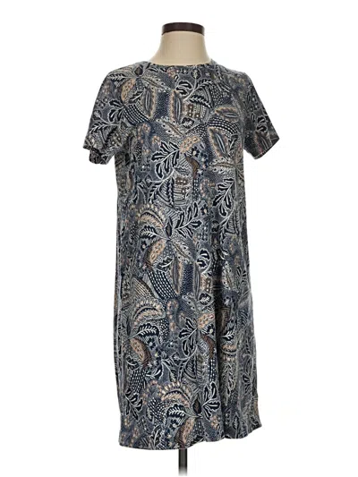 Pre-owned Purejill Casual Dress In Blue