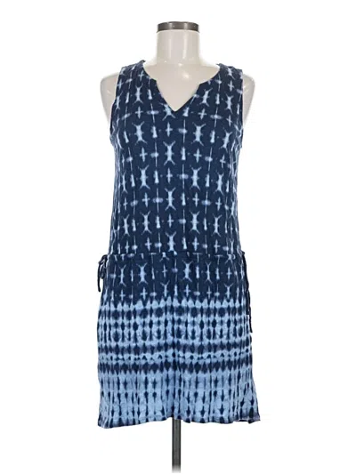 Pre-owned Purejill Casual Dress In Blue