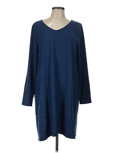 Pre-owned Purejill Casual Dress In Blue