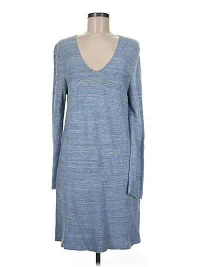Pre-owned Purejill Casual Dress In Blue