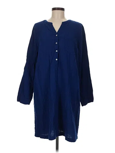 Pre-owned Purejill Casual Dress In Blue