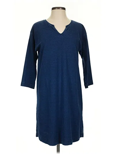 Pre-owned Purejill Casual Dress In Blue