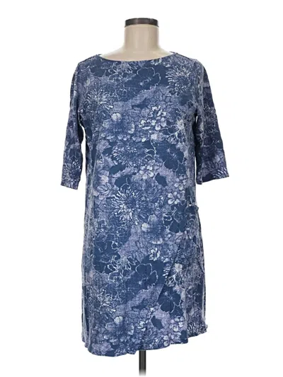 Pre-owned Purejill Casual Dress In Blue