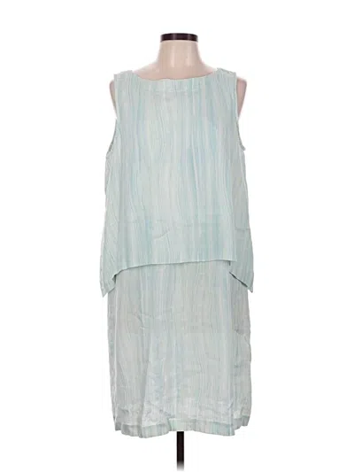 Pre-owned Purejill Casual Dress In Blue