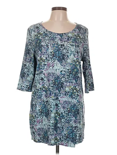 Pre-owned Purejill Casual Dress In Blue