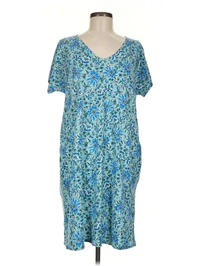 Pre-owned Purejill Casual Dress In Blue