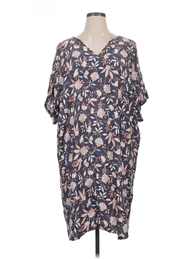 Pre-owned Purejill Casual Dress In Blue