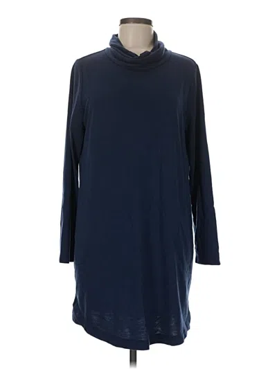 Pre-owned Purejill Casual Dress In Blue