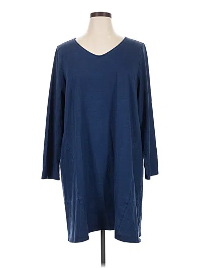 Pre-owned Purejill Casual Dress In Blue