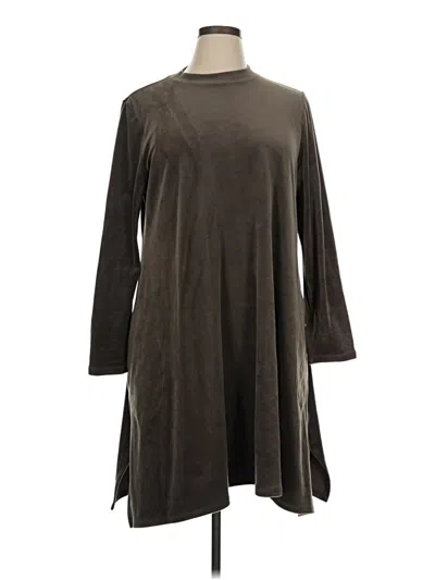 Pre-owned Purejill Casual Dress In Brown