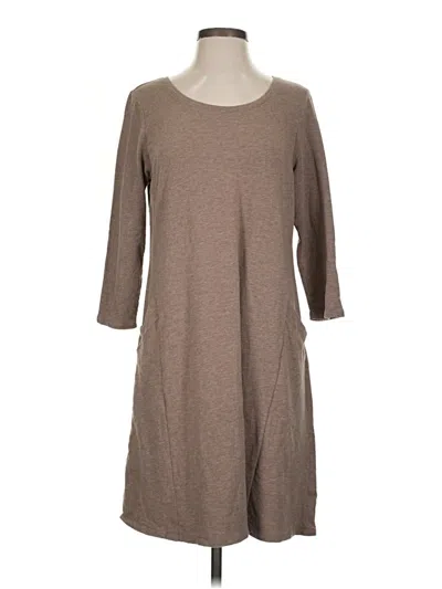 Pre-owned Purejill Casual Dress In Brown