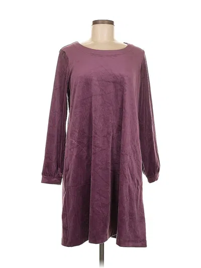 Pre-owned Purejill Casual Dress In Burgundy