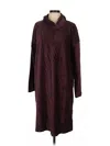 Purejill Casual Dress In Burgundy