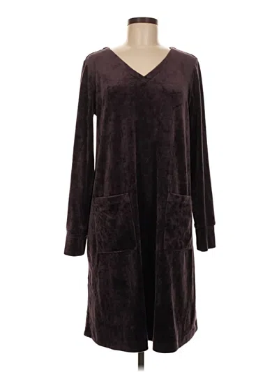 Pre-owned Purejill Casual Dress In Burgundy