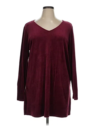 Pre-owned Purejill Casual Dress In Burgundy