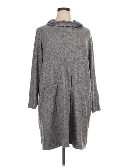Pre-owned Purejill Casual Dress In Gray