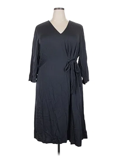 Pre-owned Purejill Casual Dress In Gray