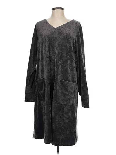 Pre-owned Purejill Casual Dress In Gray