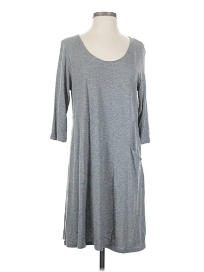 Pre-owned Purejill Casual Dress In Gray